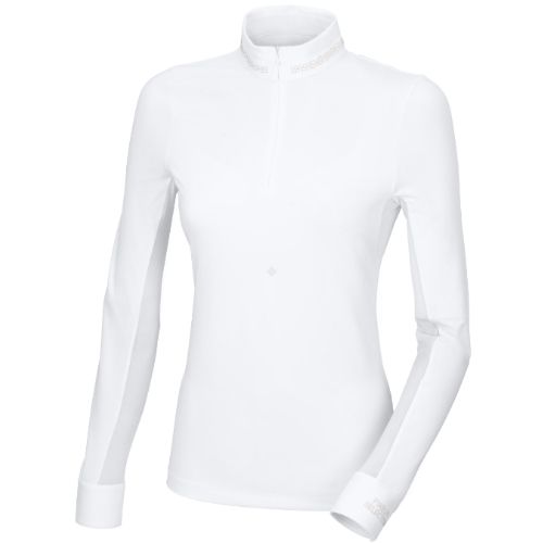 Koszula konkursowa, damska PIKEUR Virgine, z długim rękawem / 322100253 kolor biały -white