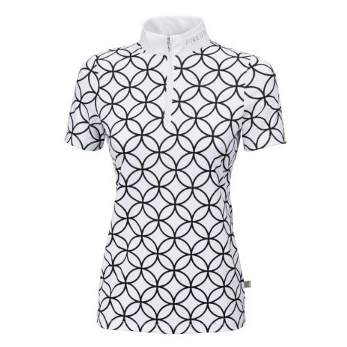 Koszula konkursowa, damska PIKEUR Marou, Wiosna - lato 2022 - kolor biały / czarny - 