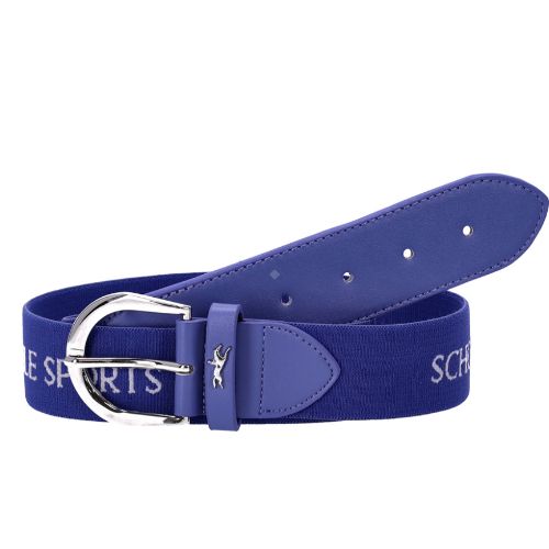 Pasek do spodni SCHOCKEMÖHLE Flexi Logo Style / 2150-00344 - kolor niebieski - jeans