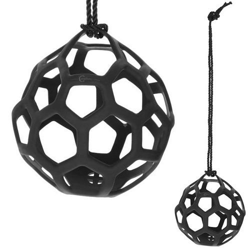 Piłka na siano COVALLIERO Flex – 22 cm, czarna