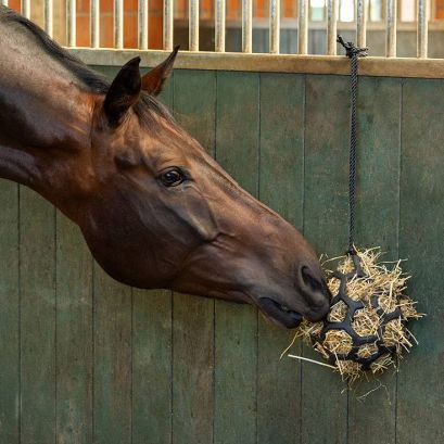 Hay Ball  COVALLIERO Flex – 22 cm, Black