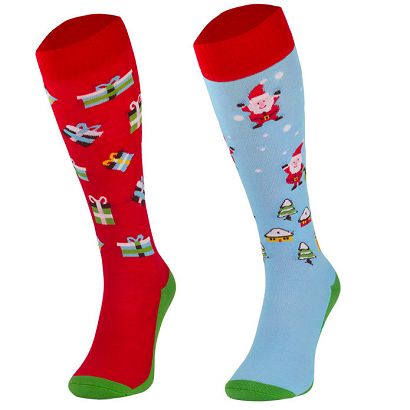 Horse Knee High Socks COMODO  Xmass / SJBW