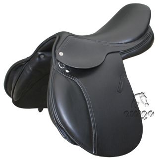 DAW-MAG Siodło skokowe, młodzieżowe VICKY - wersja EXCLUSIVE kolor czarny