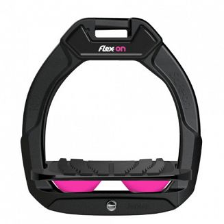 Strzemiona FLEX-ON SAFE-ON JUNIOR - inclined GRIP - black/pink