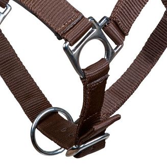 Head collar soft padding HKM Stars Dark Brown / 6613 - 3
