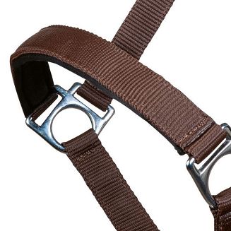 Head collar soft padding HKM Stars Dark Brown / 6613 - 4