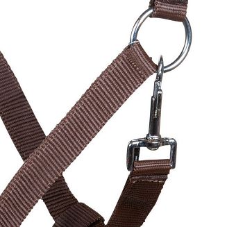 Head collar soft padding HKM Stars Dark Brown / 6613 - 5