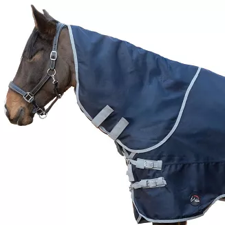 Derka padokowa HKM Carina, z odpinanym kapturem,1200D, z ociepleniem 100g  Deep Blue / 15498 - 2