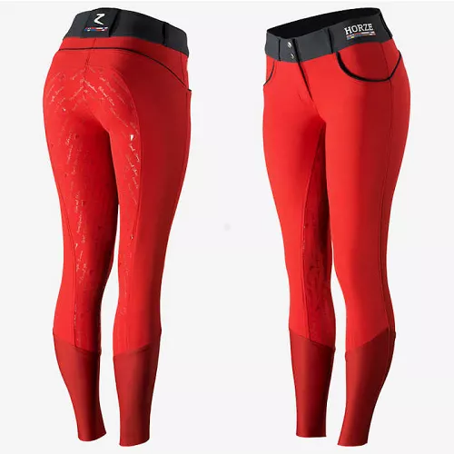 Ladies' Breeches HORZE Nordic Performance red / 36234