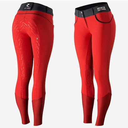 Ladies' Breeches HORZE Nordic Performance red / 36234