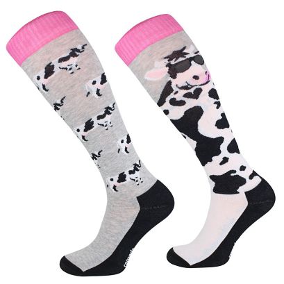 Riding Knee Socks Cows/ SJBW 52