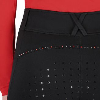 Bryczesy - leginsy damskie QHP Oakleigh, pełny silikonowy lej, Black / 8911 - 2