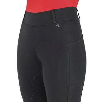 Bryczesy - leginsy damskie QHP Oakleigh, pełny silikonowy lej, Black / 8911 - 3