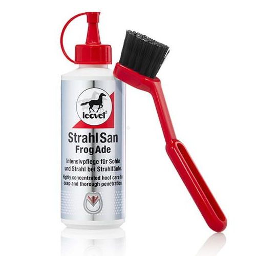 Wspomaga likwidację gnijących strzałek, chroni kopyto przed działaniem obornika.