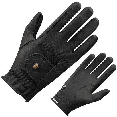 Riding Gloves ROECKL Roeck Grip Black / 3301-208