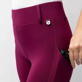 Ladies' Riding Tights DEA Winter Fullgrip - Purple Potion - 3