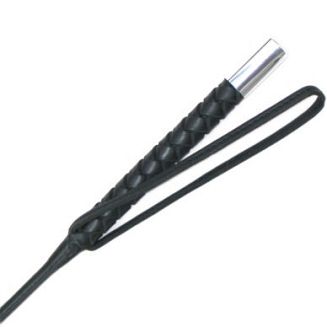 PRZYBYLSKI Palcat skórzany szyty z okuciem metalowym / A14 