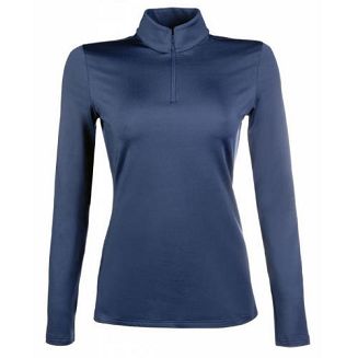 Koszulka funkcyjna HKM BASIC damska - navy