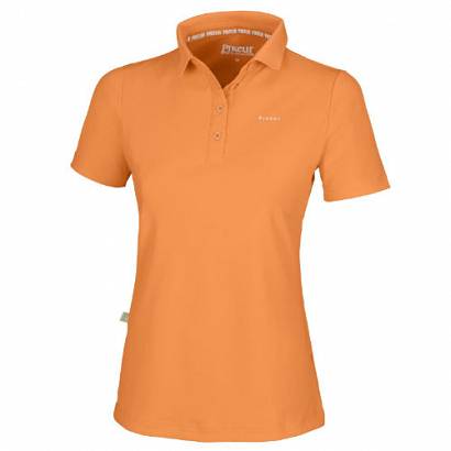 Koszulka polo damska PIKEUR Dasha Classic Wiosna - Lato 2022 - kolor pomarańczowy - mandarin orange.