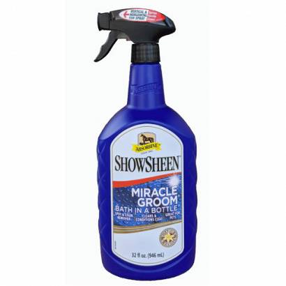 The all-in-one waterless horse shampoo ABSORBINE ShowSheen, Miracle Groom 946ml