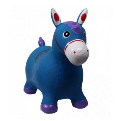 Konik do skakania QHP Jumpy Horse, gumowy / 8039