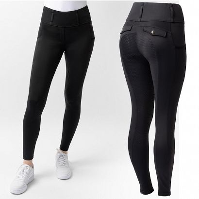 Ladies'  Hybrid Thermotights ANYA Fullgrip Caviar Black