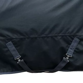 Highneck Turnout Rug HKM Glasgow  Waterproof, No Filling, Black / 14992 - 3