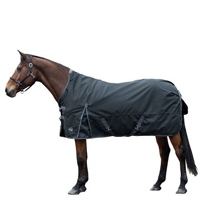 Derka padokowa przeciwdeszczowa Highneck HKM Glasgow, bez ocieplenia, czarna / 14992
