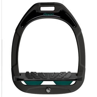 FLEX-ON Strzemiona kompozytowe  - inclinet ULTRA GRIP - Black- czarna ramka i wkładka -  elastomer Dark Green