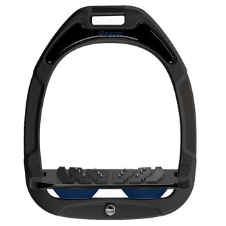FLEX-ON Strzemiona kompozytowe  - inclinet ULTRA GRIP - Black- czarna ramka i wkładka -  elastomer Navy