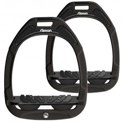 FLEX-ON Green Composite stirrups - inclinet ULTRA grip - black