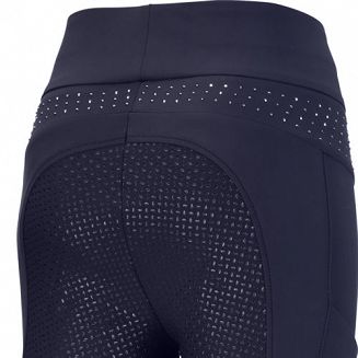 Bryczesy-leginsy damskie  PIKEUR Milla Athleisure z pełnym silikonowym lejem, Jesień - Zima 2021 / 143506 night blue