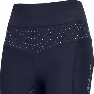 Bryczesy-leginsy damskie  PIKEUR Milla Athleisure z pełnym silikonowym lejem, Jesień - Zima 2021 / 143506 night blue