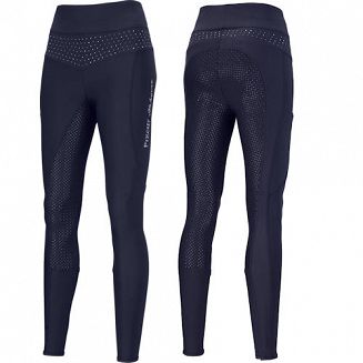 Bryczesy-leginsy damskie  PIKEUR Milla Athleisure z pełnym silikonowym lejem / 143506 night blue