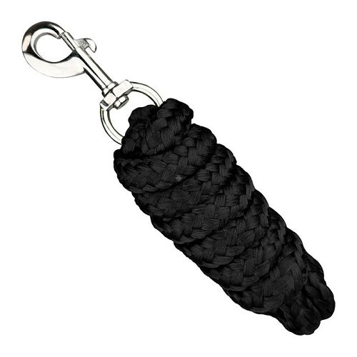 Lead rope POLA with snap hook, black