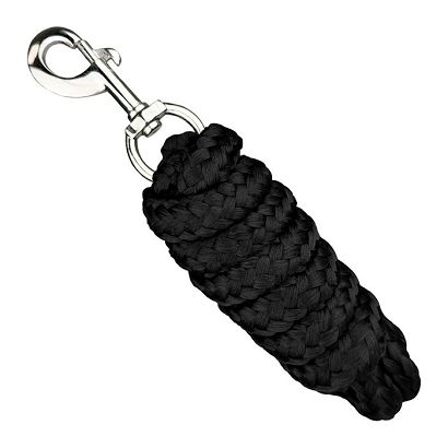Lead rope POLA with snap hook, black