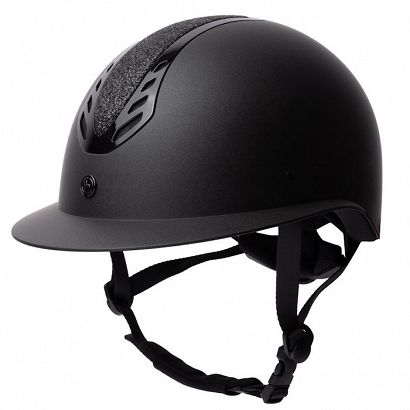 Riding Helmet HORZE  Celeste, Black Glitter EN 1384:2023