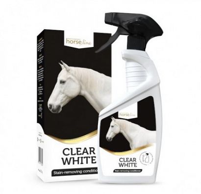 Stain-removing conditioner HorseLinePRO Clear White 700ml