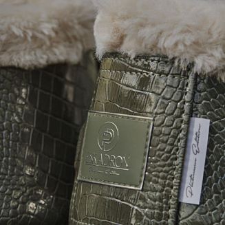 Kalosze ESKADRON Croco Fauxfurz futrem, Platinum / 672038864 - 4