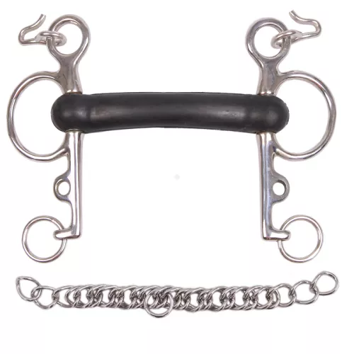 Rubber pelham STALLION-L / 15343 