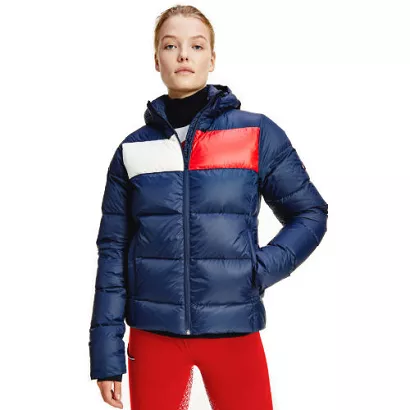 Kurtka jeździecka damska TOMMY HILFIGER Re-Down, puchowa / 10031