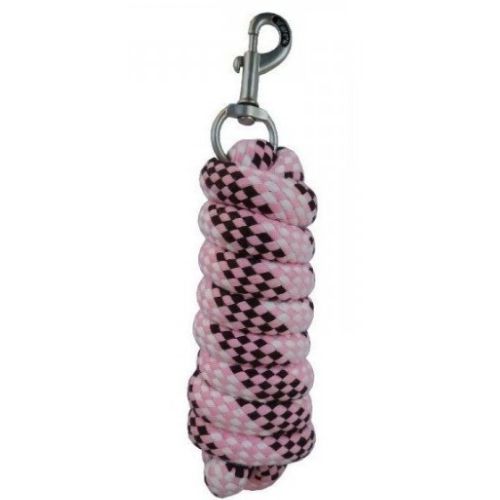 Uwiąz Baliano z karabińczykiem obrotowym Kolor szaro-różowy.