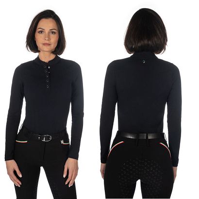 Koszulka techniczna damska LAURIA GARRELLI Livigno – Black / 14887