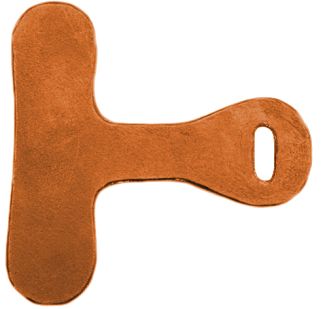 DAW-MAG Zaczep do podogonia skórzany / 23040 jasny brąz