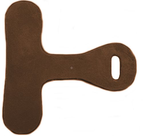 DAW-MAG Zaczep do podogonia skórzany / 23040  kolor brązowy