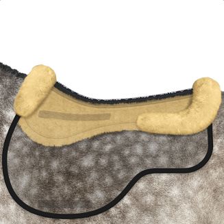 Widoczny spód czapraka, podszyty futrem w części grzbietowej