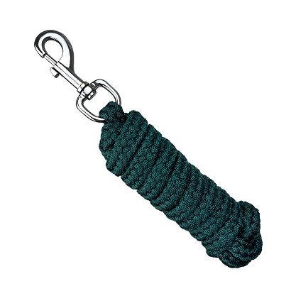 Lead Rope YK Velvet  with Swivel Snap Hook, Dark Green / 193603