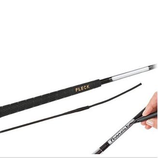 FLECK Bat ujeżdżeniowy z gumową rączką, z miejscem na podpis