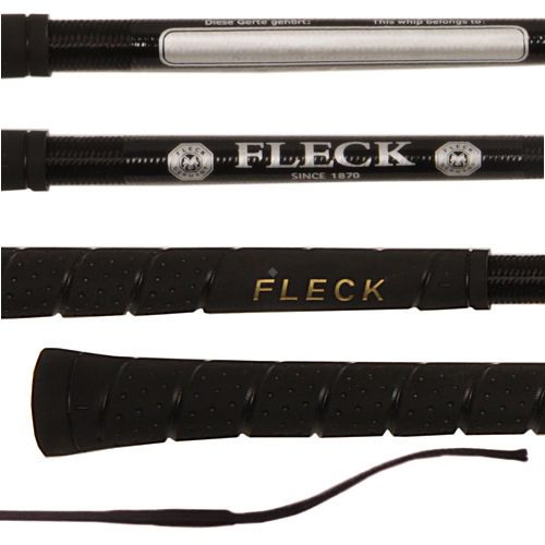 FLECK Bat ujeżdżeniowy z gumową rączką, z miejscem na podpis