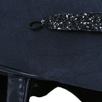 Kask jeździecki QHP GLITZ z atestem VG1